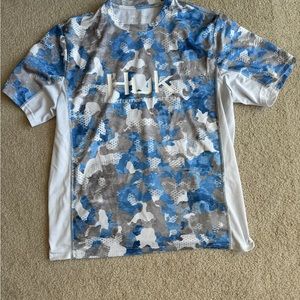 Men’s large HUK breathable fishing shirt